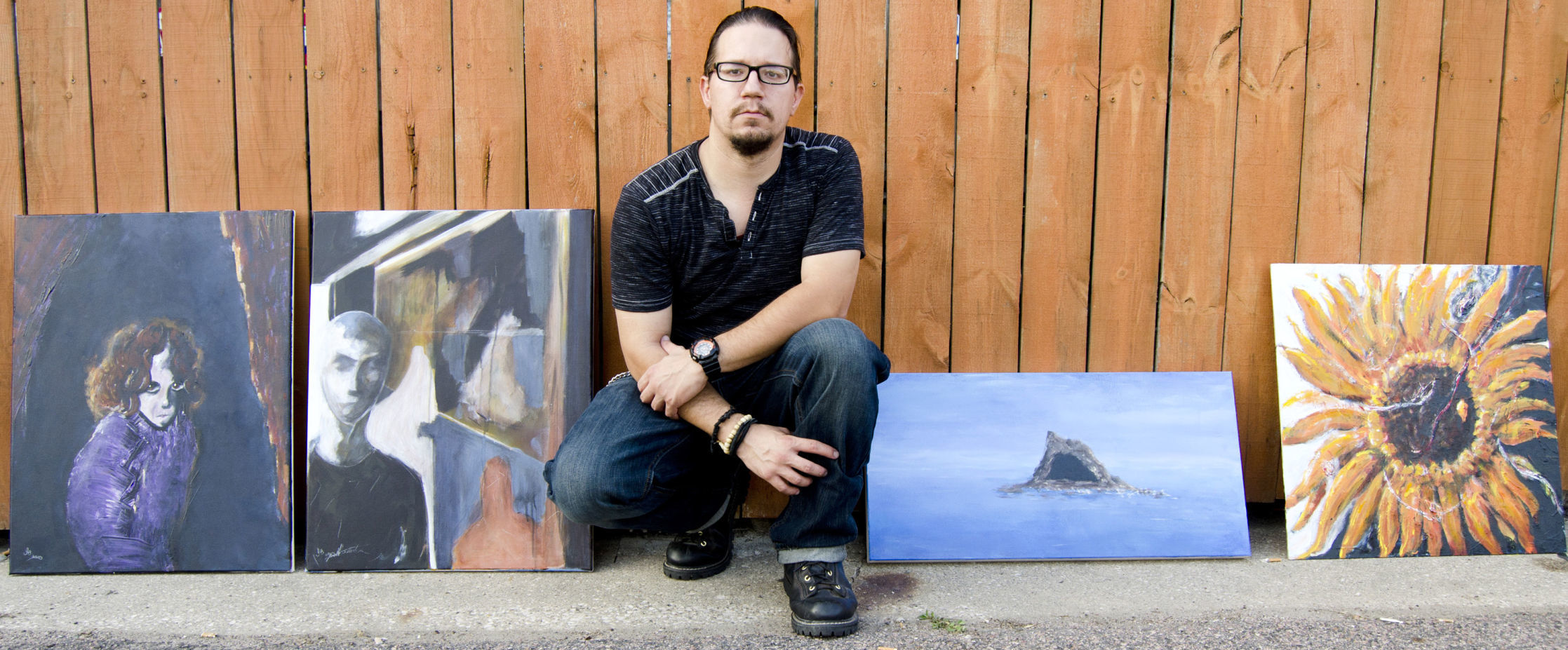 Josh Beckwith showcases his art
